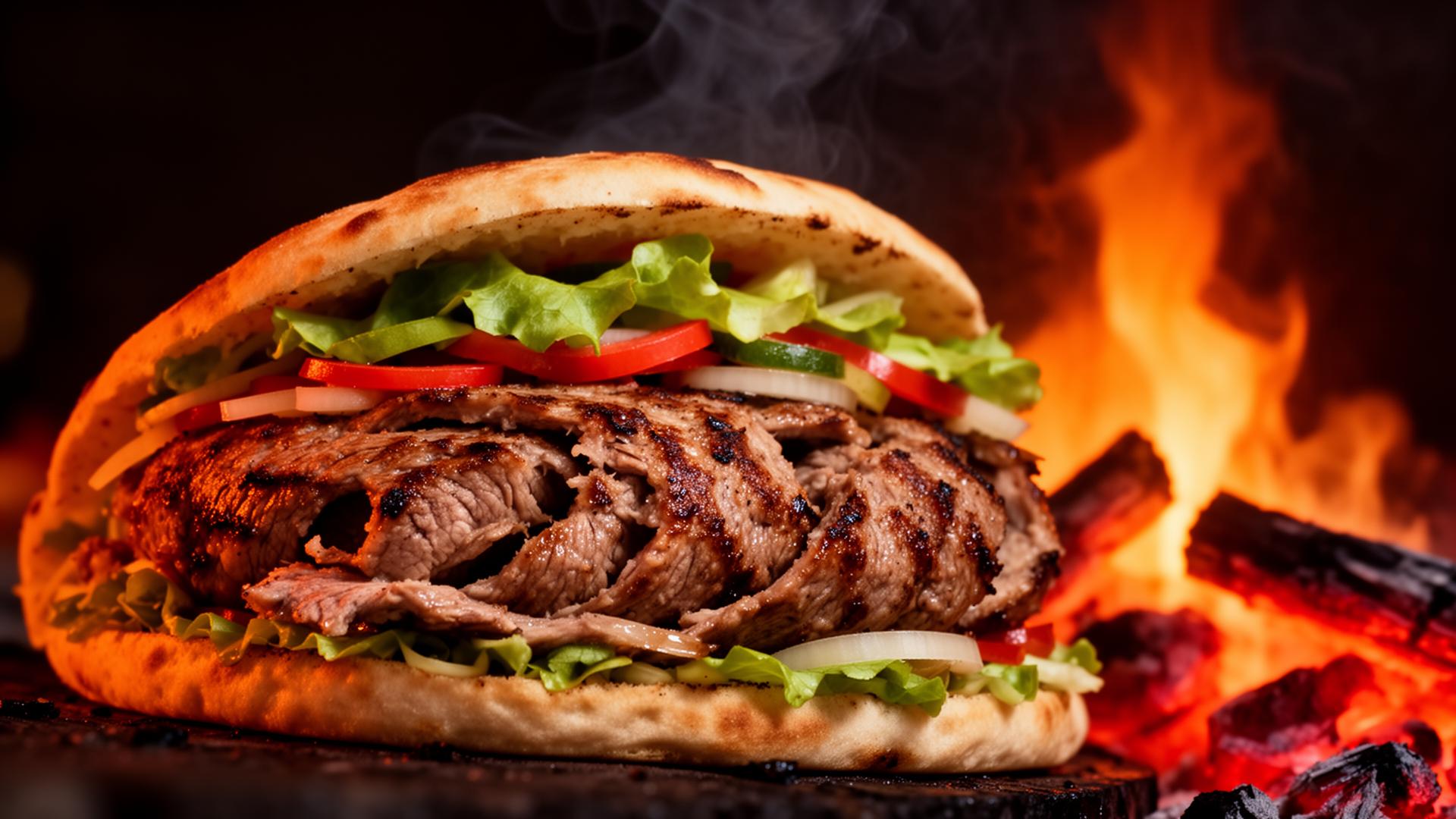 Döner vom Holzfeuer